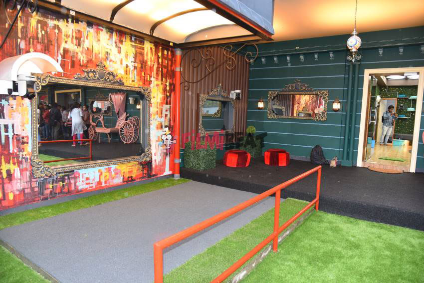 Bigg boss Tamil season 3 House lawn area